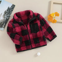Plaid Fleece Jacket - The Ollie Bee