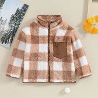 Plaid Fleece Jacket - The Ollie Bee