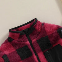 Plaid Fleece Jacket - The Ollie Bee