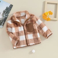Plaid Fleece Jacket - The Ollie Bee