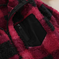 Plaid Fleece Jacket - The Ollie Bee
