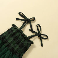 Plaid Tutu Onesie with Bow - The Ollie Bee