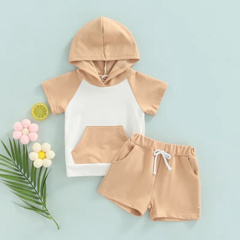 Raglan Hooded Set - The Ollie Bee