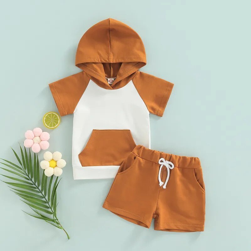 Raglan Hooded Set - The Ollie Bee