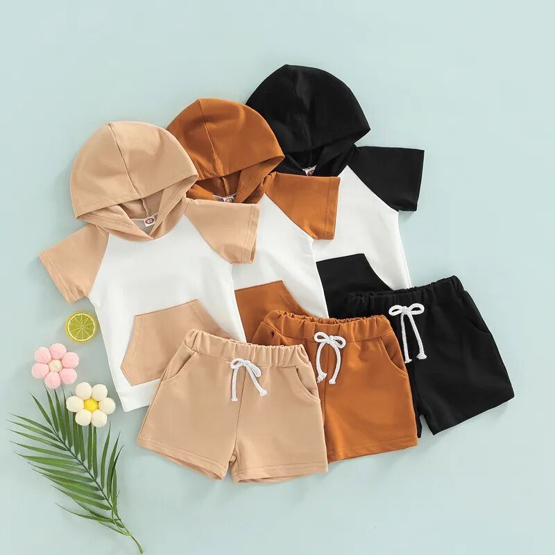 Raglan Hooded Set - The Ollie Bee