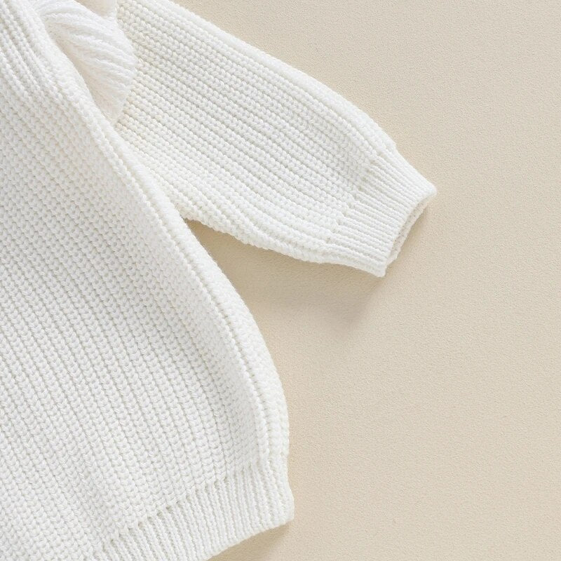 Ruffle Shoulder Sweater - The Ollie Bee