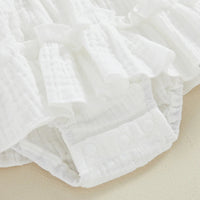 Tie Sleeve Onesie Dress with Bow - The Ollie Bee