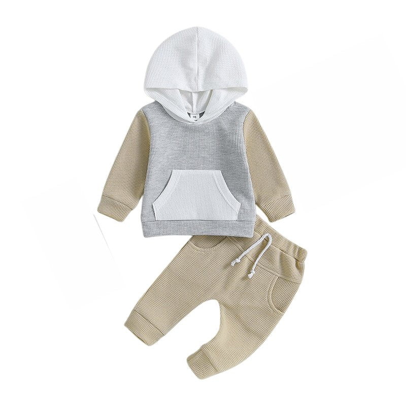 Waffle Knit Hoodie Sweatsuit – The Ollie Bee