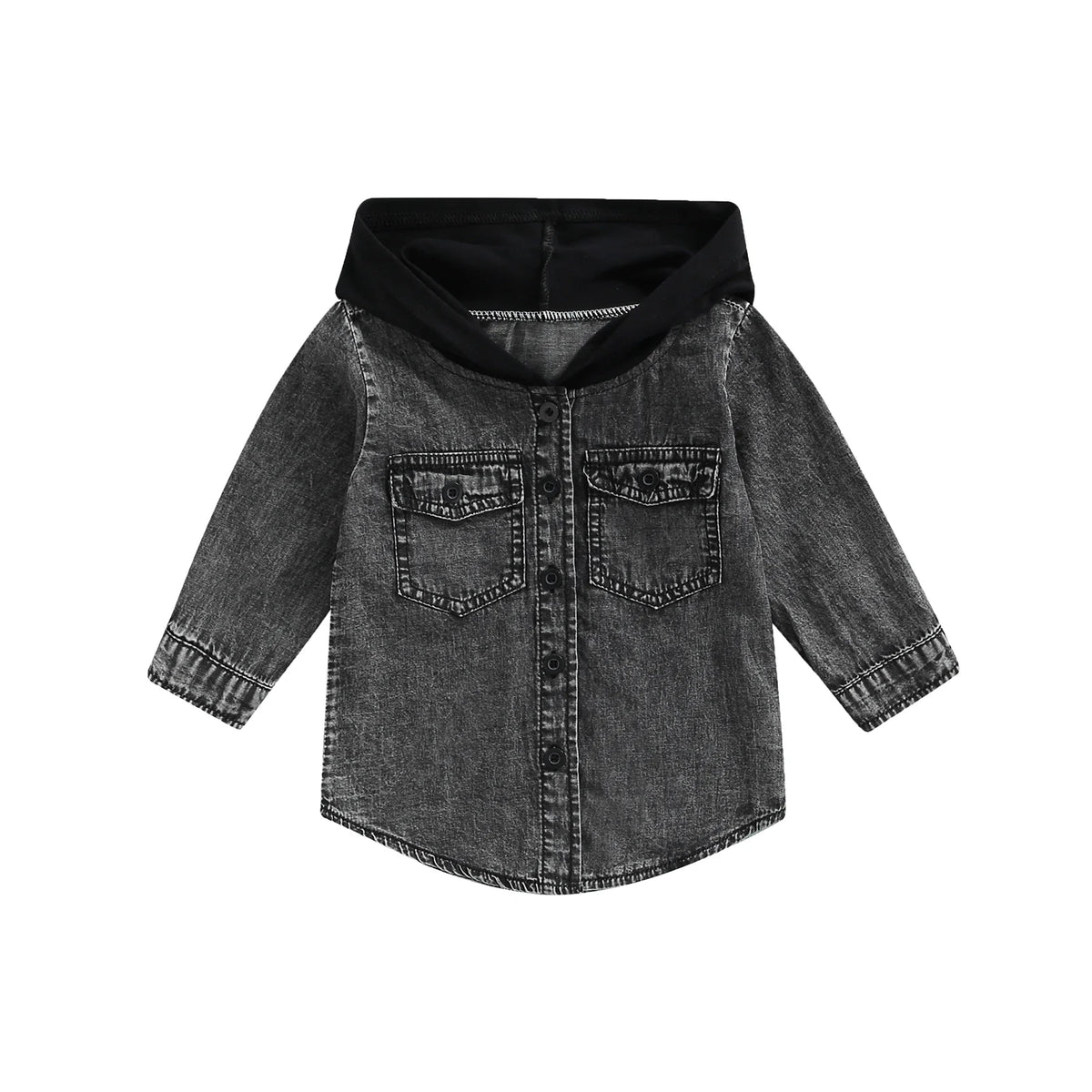 Hooded Denim Overshirt