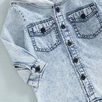 Hooded Denim Overshirt