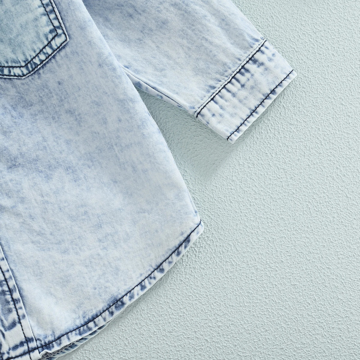 Hooded Denim Overshirt