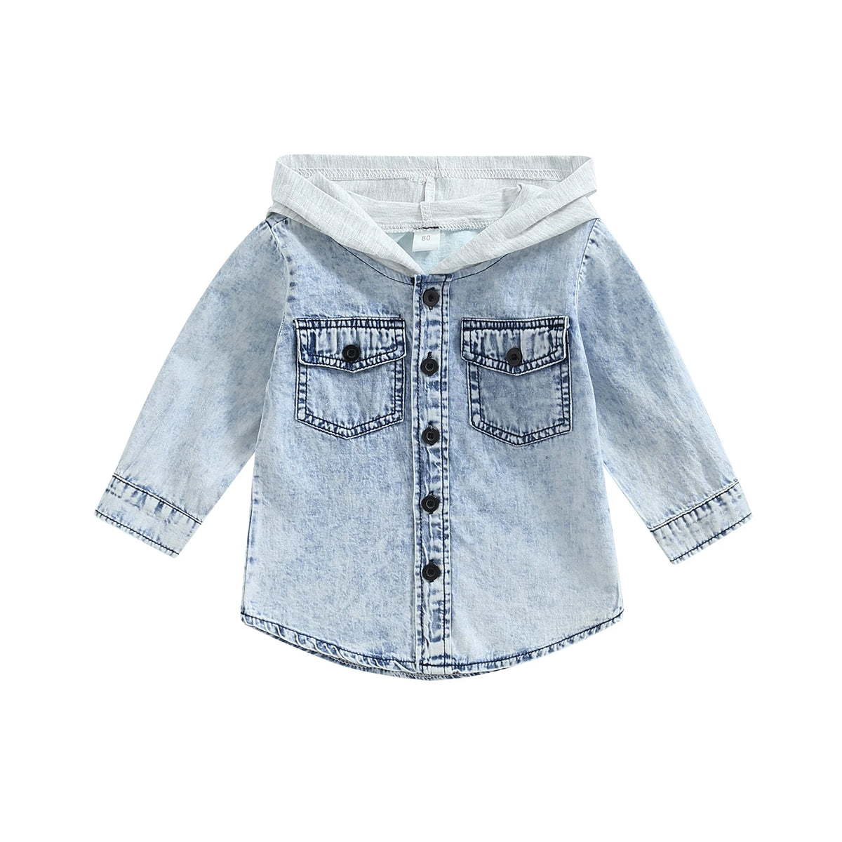 Hooded Denim Overshirt