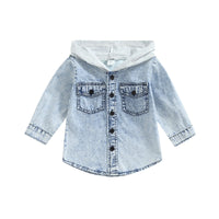 Hooded Denim Overshirt