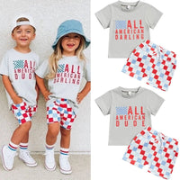 All American Checkered Set - The Ollie Bee