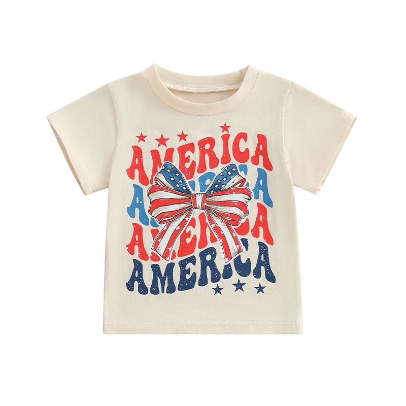 America Bows Tee - The Ollie Bee