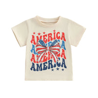 America Bows Tee - The Ollie Bee