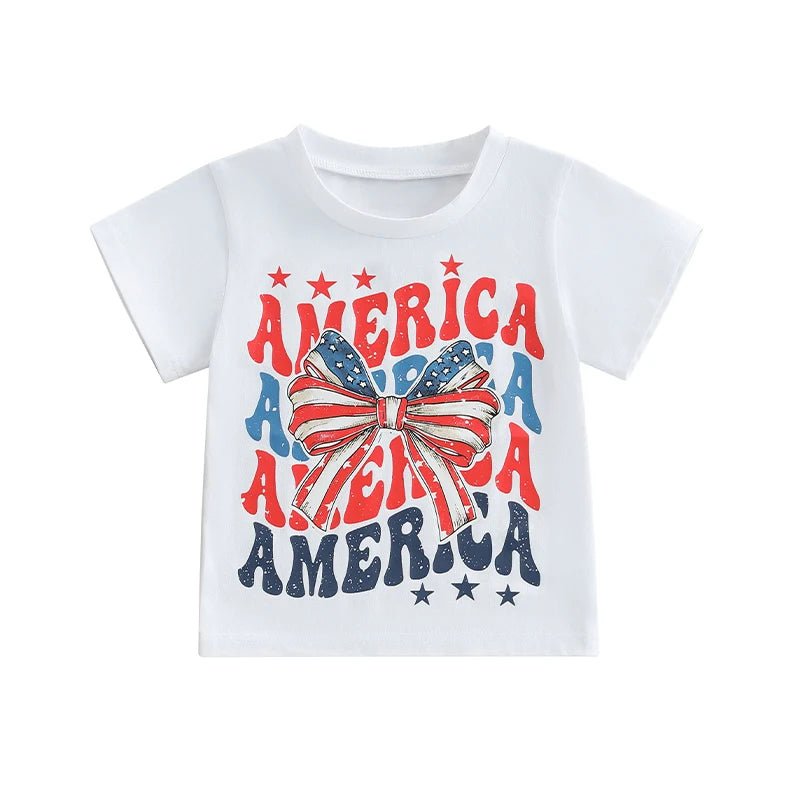 America Bows Tee - The Ollie Bee