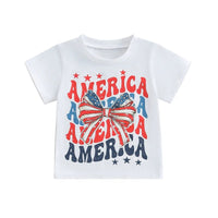 America Bows Tee - The Ollie Bee