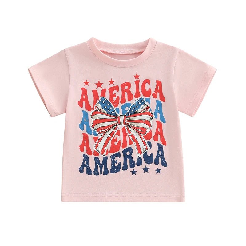 America Bows Tee - The Ollie Bee