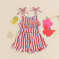 American Flag Romper - The Ollie Bee
