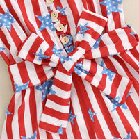 American Flag Romper - The Ollie Bee