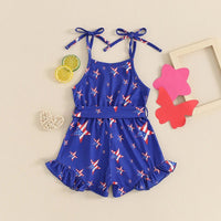 American Flag Romper - The Ollie Bee