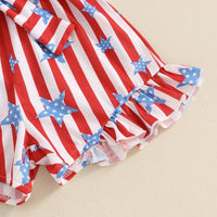 American Flag Romper - The Ollie Bee