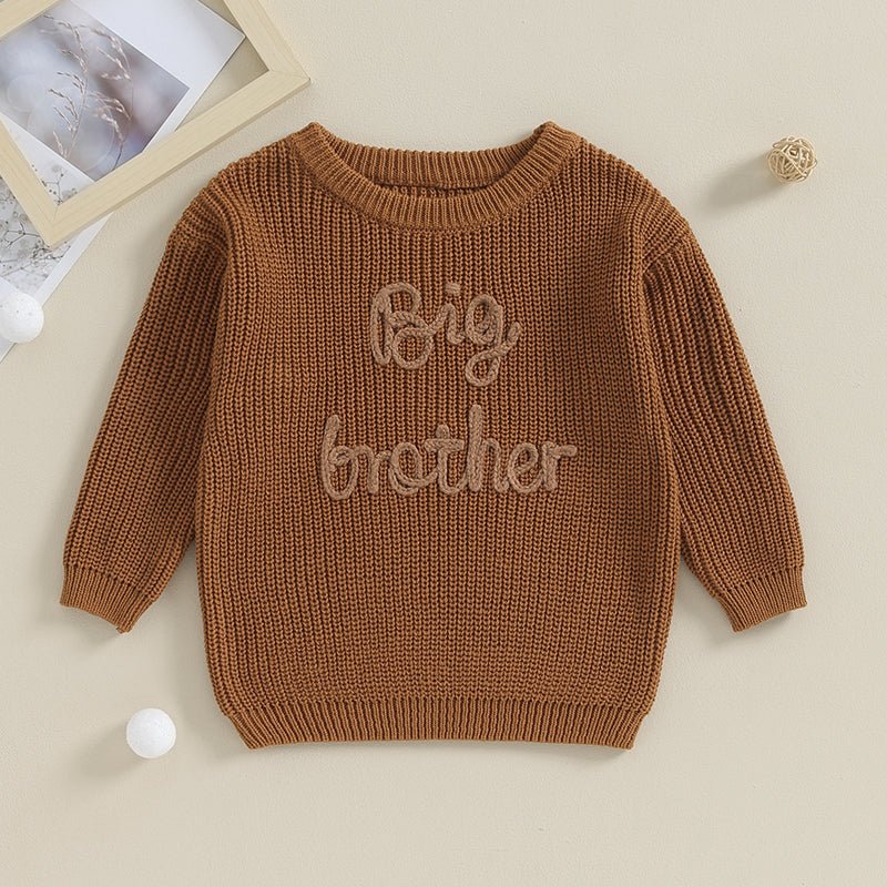 Big Brother Knit Sweater - The Ollie Bee