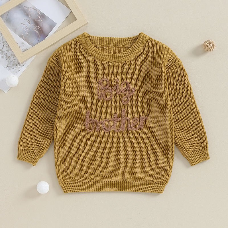 Big Brother Knit Sweater - The Ollie Bee