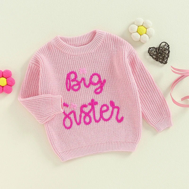 Big Sister Knit Sweater - The Ollie Bee