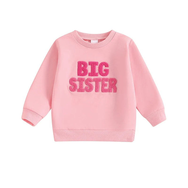 Big Sister Pink Crewneck - The Ollie Bee