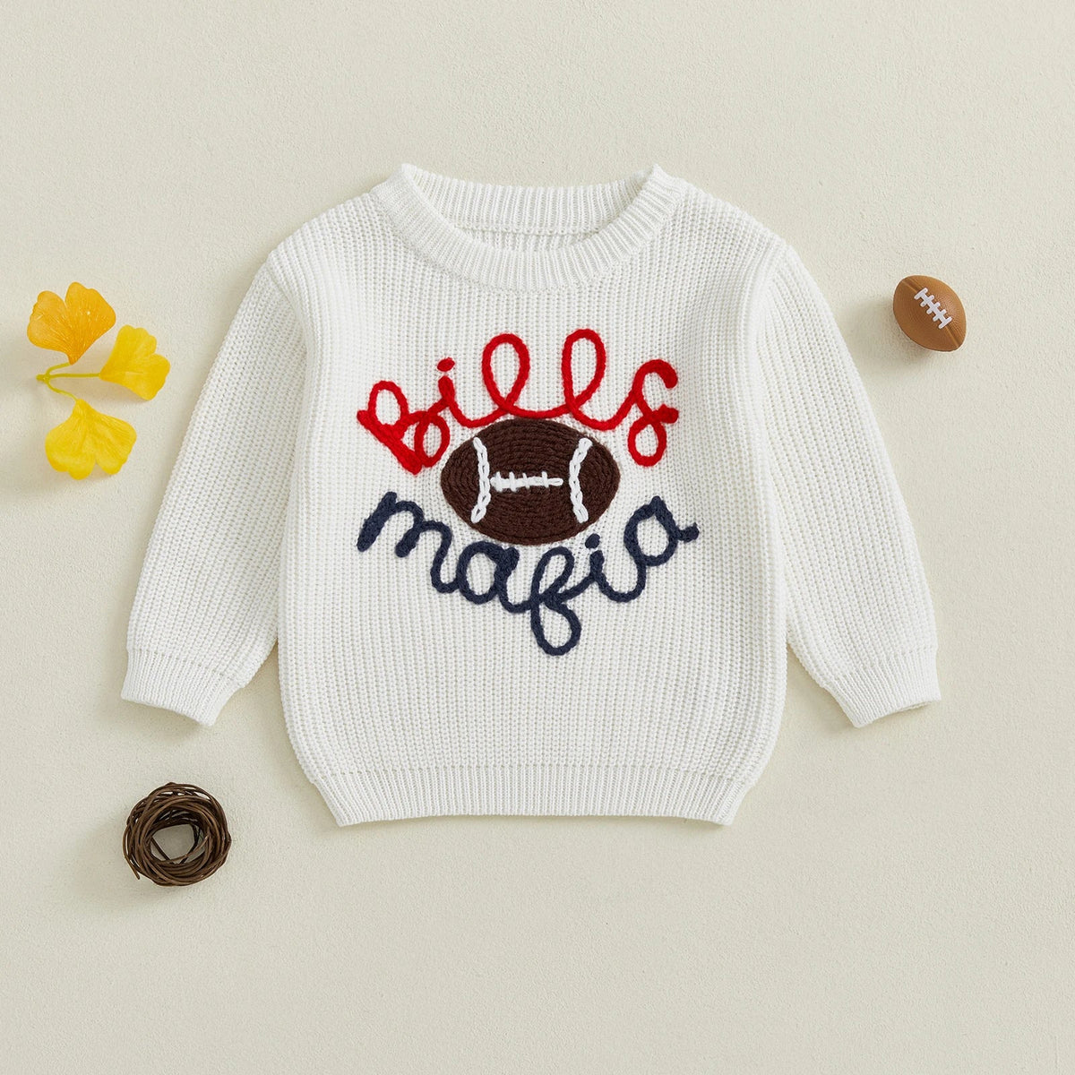 Bills Knit Sweater - The Ollie Bee