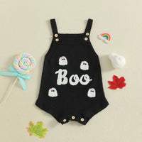 Boo Ghost Knit Romper - The Ollie Bee