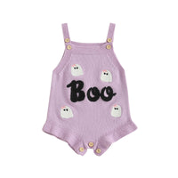 Boo Ghost Knit Romper - The Ollie Bee