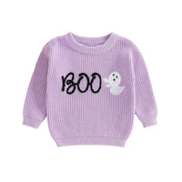 Boo Ghost Knit Sweater - The Ollie Bee