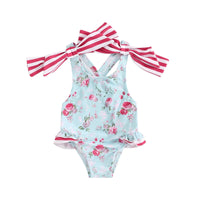 Bowknot Ruffles Swimsuit - The Ollie Bee