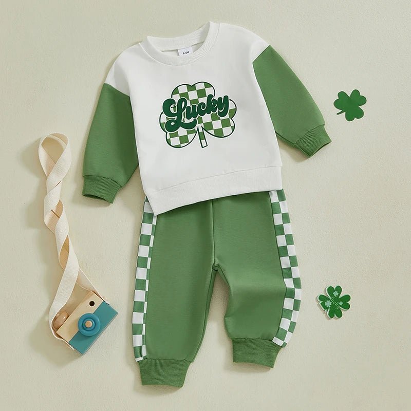 Checkerboard Clover Set - The Ollie Bee