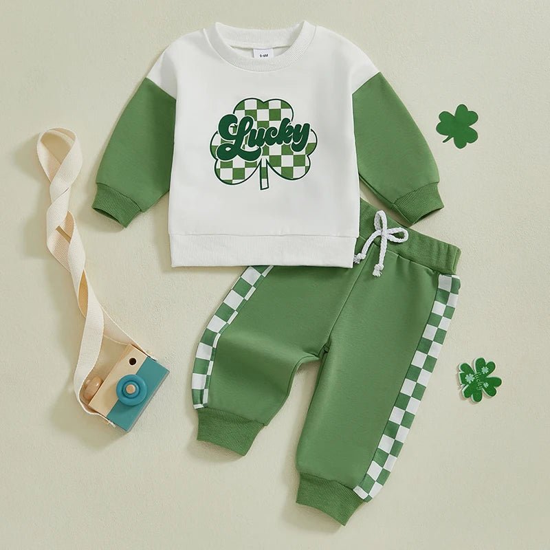 Checkerboard Clover Set - The Ollie Bee