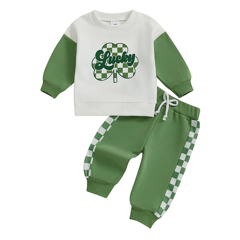 Checkerboard Clover Set - The Ollie Bee