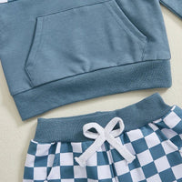 Checkerboard Daze Hoodie Set - The Ollie Bee