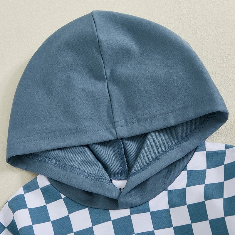 Checkerboard Daze Hoodie Set - The Ollie Bee