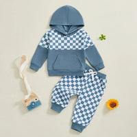 Checkerboard Daze Hoodie Set - The Ollie Bee