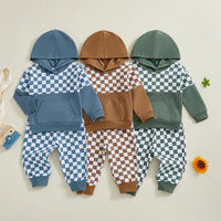 Checkerboard Daze Hoodie Set - The Ollie Bee