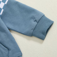 Checkerboard Daze Hoodie Set - The Ollie Bee