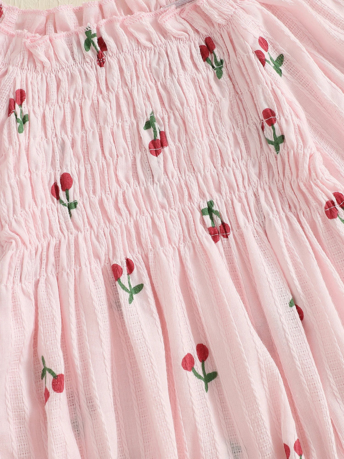 Cherry Picking Bubble Romper - The Ollie Bee