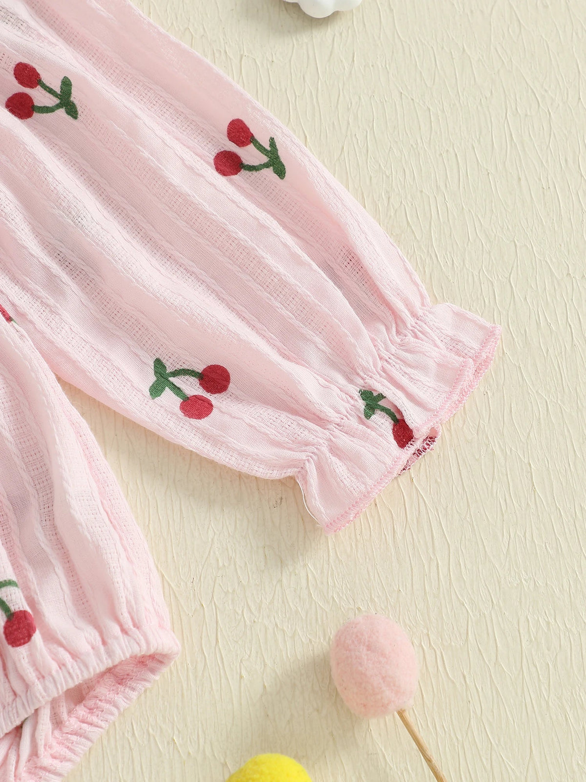 Cherry Picking Bubble Romper - The Ollie Bee