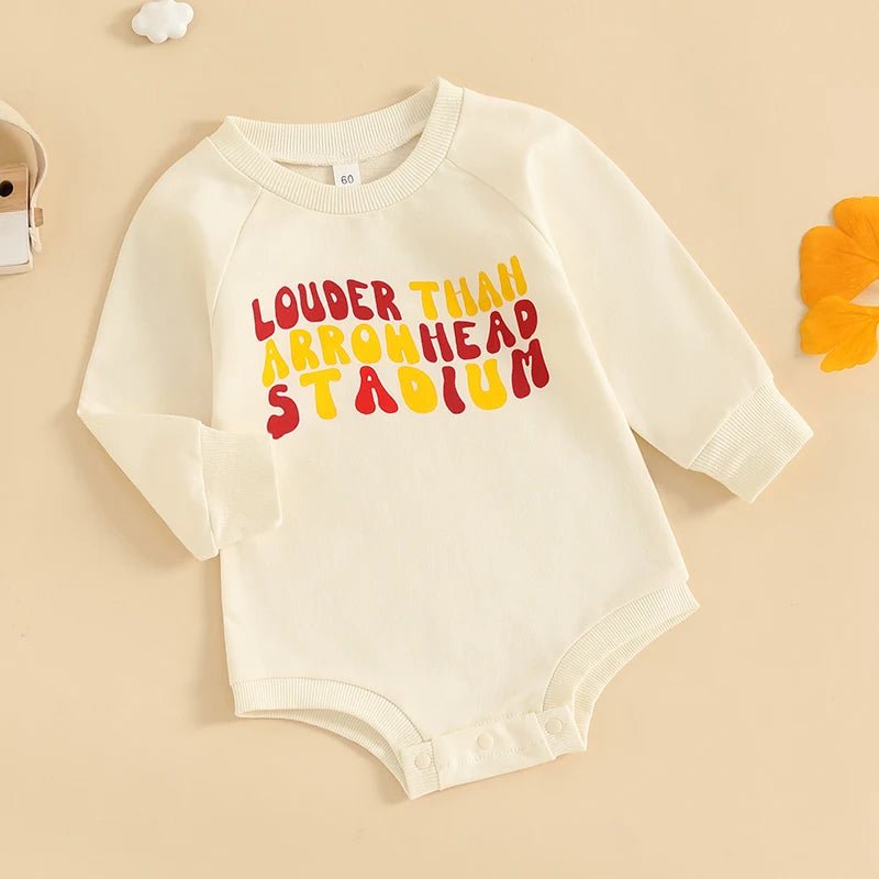 Chiefs Beige Onesie - The Ollie Bee