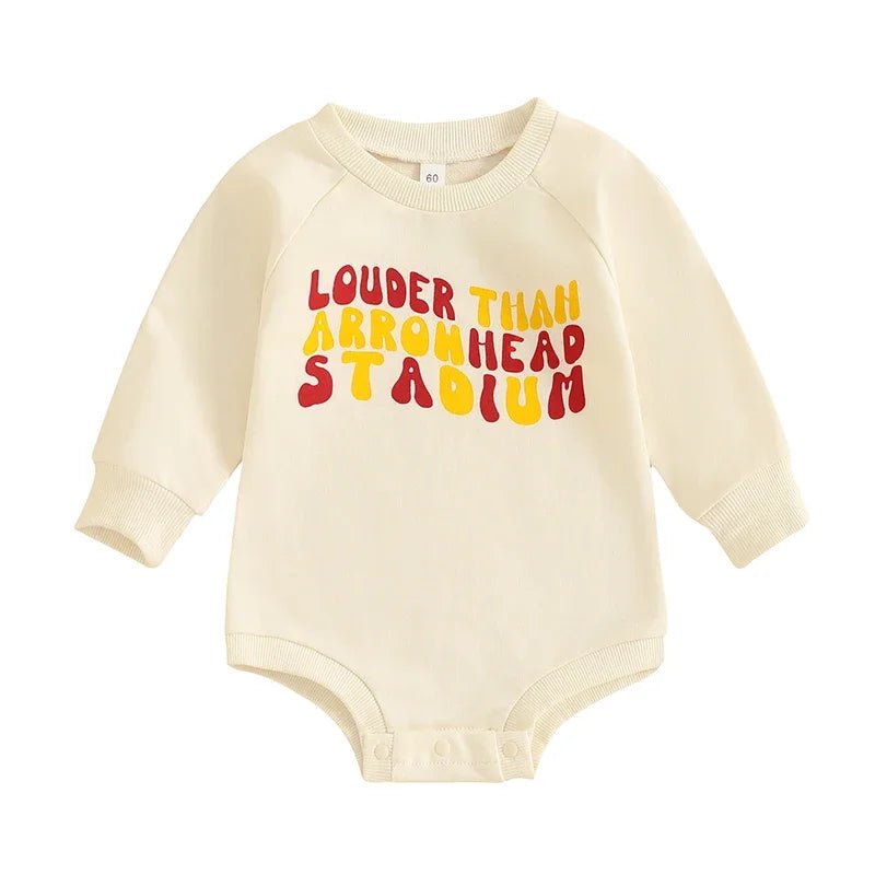 Chiefs Beige Onesie - The Ollie Bee