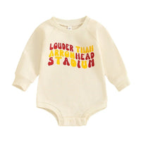 Chiefs Beige Onesie - The Ollie Bee