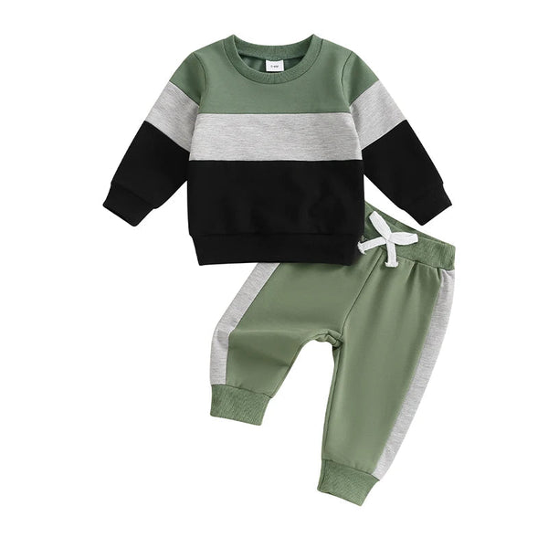 Colorblock Crewenck Set - The Ollie Bee